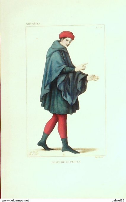 Portrait Habitant 12ème  1852