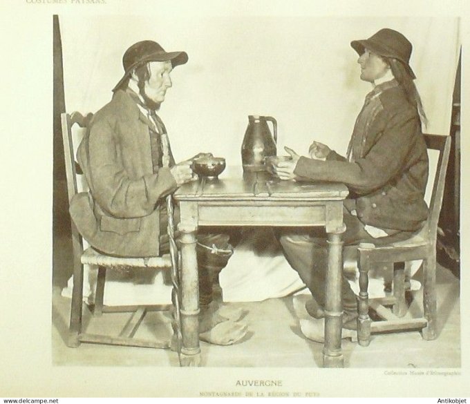 Auvergne-Rhône-Alpes Puys (63) Montagnards  par Ch.Massin XXème