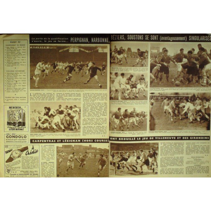 Miroir Sprint 1952 #  293 21 Jan Dauthuille Langlois Brown King Nizerhy Reynes Mimoun