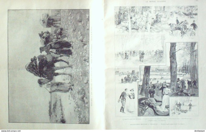 Le Monde illustré 1893 n°1898 Siam Luang Prabang Chicago Algérie Oued-Biskra Versailles (78)