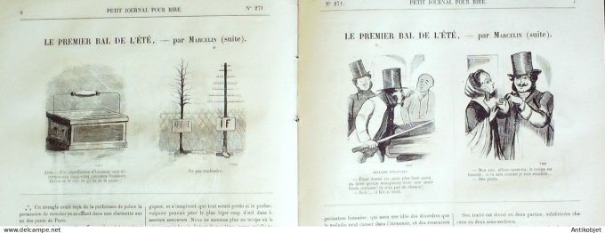 Petit journal pour Rire 1860 # 271 Un poisson d'Avril Grevin