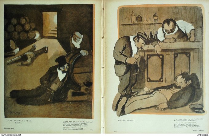 L'Assiette au beurre 1903 # 120 Bistrop 1er Impérator fête Nationale Lengo
