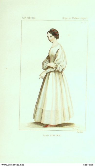 Hellebic Agnès Règne Philippe Auguste 12ème 1852