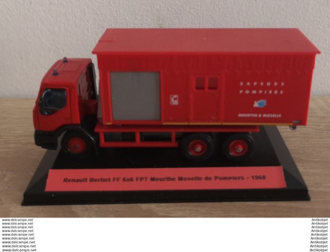 Renault Berliet FF 6x6 Meurthe Moselle de Pompiers 1:43 1968