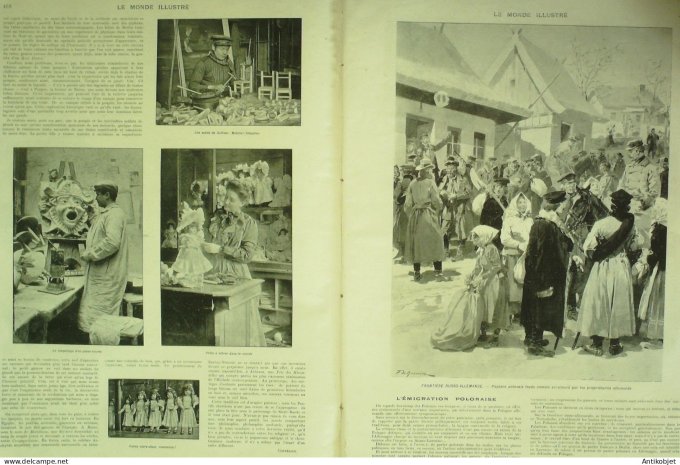 Le Monde illustré 1901 n°2335 Avignon (84)Lyon (69)