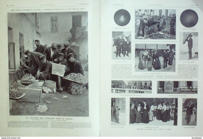 L'illustration 1905 n°3262 Croix-Rouge japonaises Hôtel-des-Postes Italie Farneta Chartreuse Congo M