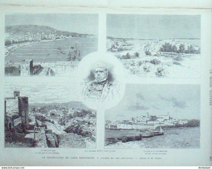 Le Monde illustré 1879 n°1152 Belgique Frameries Hongrie Szegedin Moscou Alexandre II Cannes (06)