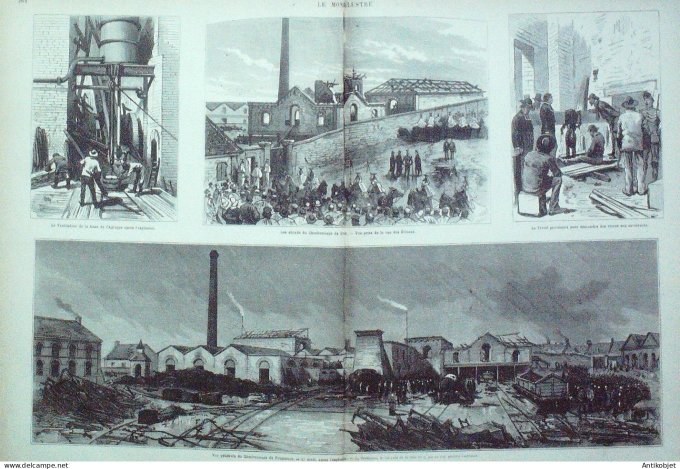 Le Monde illustré 1879 n°1152 Belgique Frameries Hongrie Szegedin Moscou Alexandre II Cannes (06)