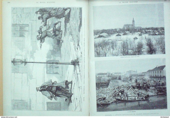 Le Monde illustré 1879 n°1152 Belgique Frameries Hongrie Szegedin Moscou Alexandre II Cannes (06)