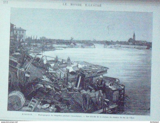 Le Monde illustré 1879 n°1152 Belgique Frameries Hongrie Szegedin Moscou Alexandre II Cannes (06)