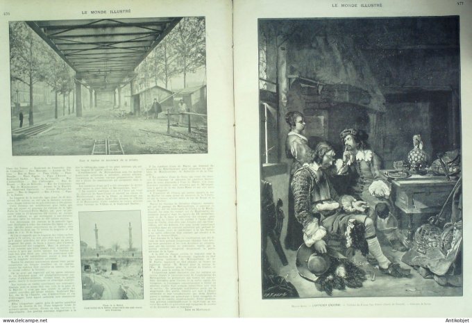 Le Monde illustré 1901 n°2335 Avignon (84)Lyon (69)