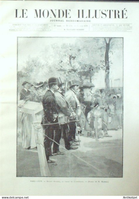 Le Monde illustré 1891 n°1794 Coutances Gratot Chanteloup,(50) Russie St-Pétersbourg Bratina Suisse 