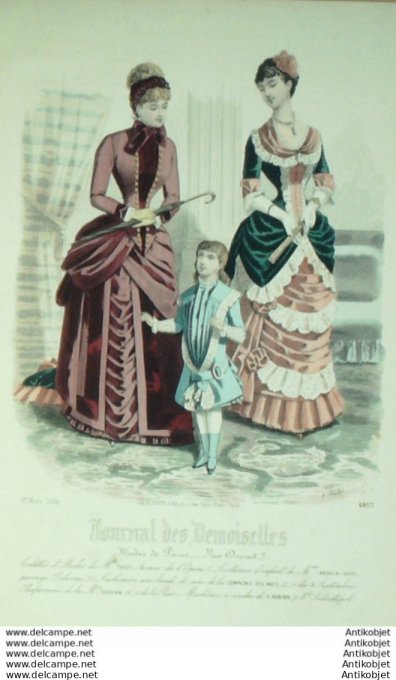 Journal de Demoiselles 1884 # 4457 (Maison Tarot)