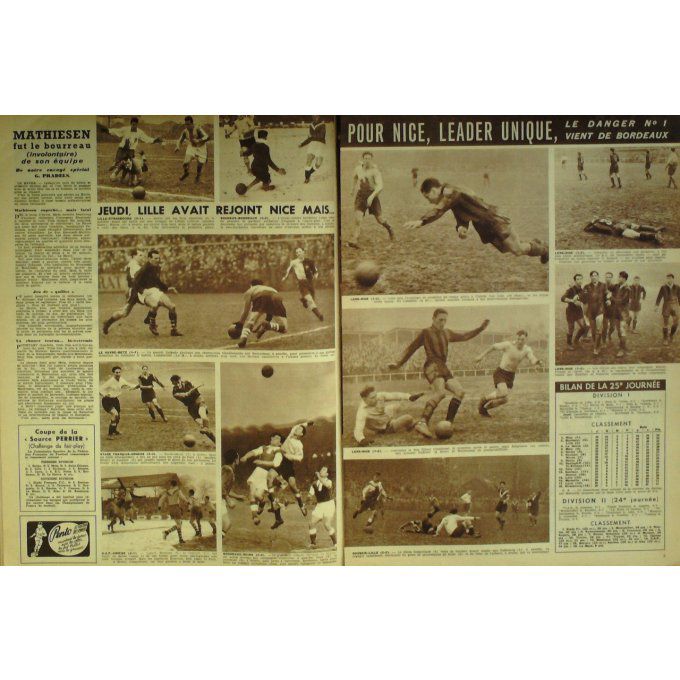 Miroir Sprint 1952 #  297 18 Fév Mead  Eriksen Colo Mathiesen Ro Ndeaux Cominghan Humez