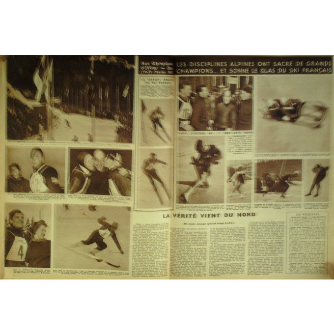 Miroir Sprint 1952 #  297 18 Fév Mead  Eriksen Colo Mathiesen Ro Ndeaux Cominghan Humez