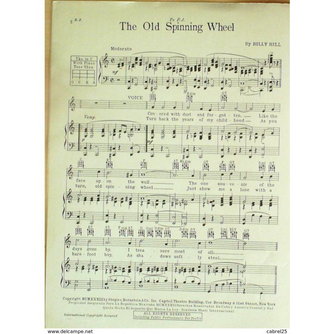 Ozzie Nelson The Old Spinning Wheel 1933