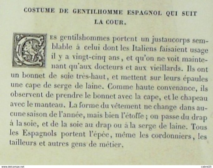 Espagne Gentilhomme de Cour 1859