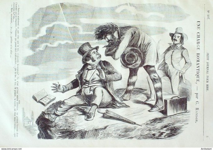 Petit journal pour Rire 1864 # 537 Les Boursicotiers Lefils
