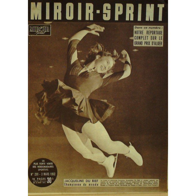 Miroir Sprint 1952 #  299 3 Mar Gauthu Er Carrara Jilly King Lavoine Van Steenbergen