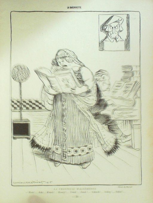 La Baionnette 1916 n°029 (Les Gretchen) CAPPIELLO ZYG JARACH GERDA FONTAN