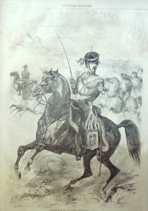 L'Univers illustré 1858 #  29 Tunisie Carthage Loggio, sur le lac de Lugano
