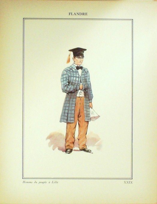 Grand Est Flandre Lille Homme Du Peuple 1920