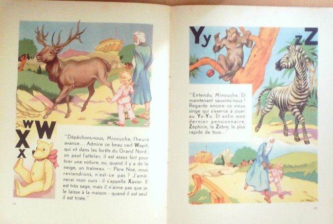 Bd MINOUCHE LE REVE-Illustrateur DUPUICH-(G P) Eo 1949