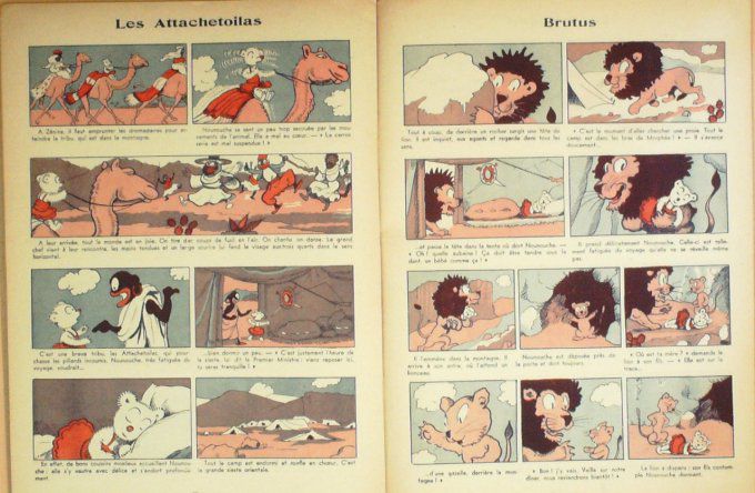 Bd NOUNOUCHE au PAYS BLEU-Illustrateur DURST-GIRAUD RIVOIRE 1948