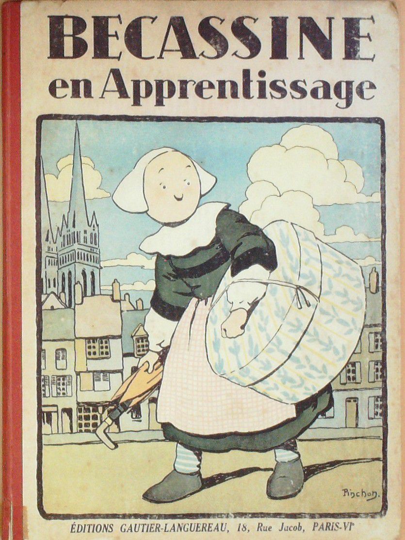 Enfantina-BECASSINE en APPRENTISSAGE (Gauthier Languereau)-1948