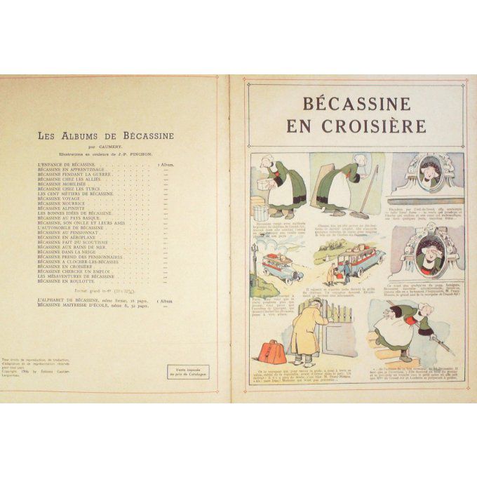 Bd BECASSINE en CROISIERE (Gauthier Languereau)-1949
