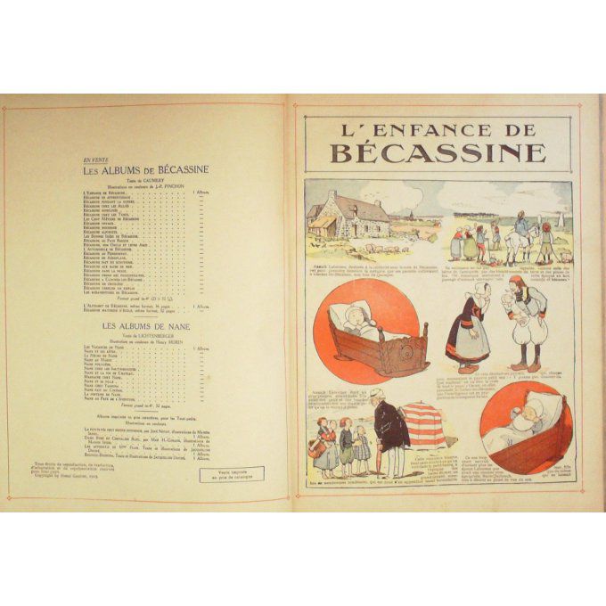 Bd L'ENFANCE de BECASSINE Eo (Gauthier Languereau)-1947