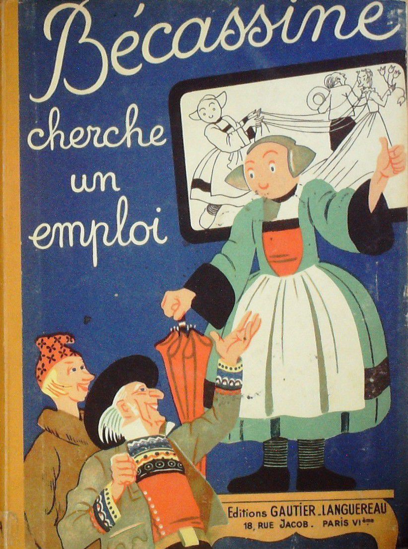 Bd BECASSINE CHERCHE un EMPLOI (Gauthier Languereau)-1949
