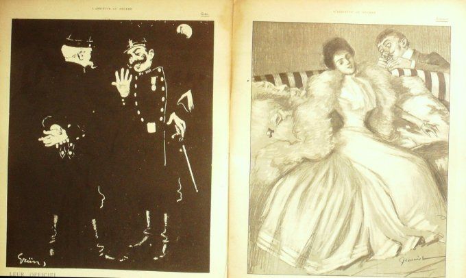 L'Assiette au beurre 1901 #   2 A Montceau les Mines Leandre Huard Roubille Grun
