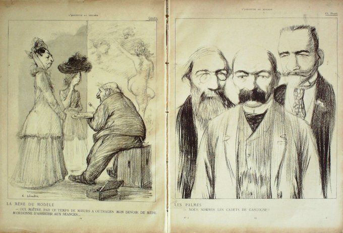 L'Assiette au beurre 1901 #   2 A Montceau les Mines Leandre Huard Roubille Grun