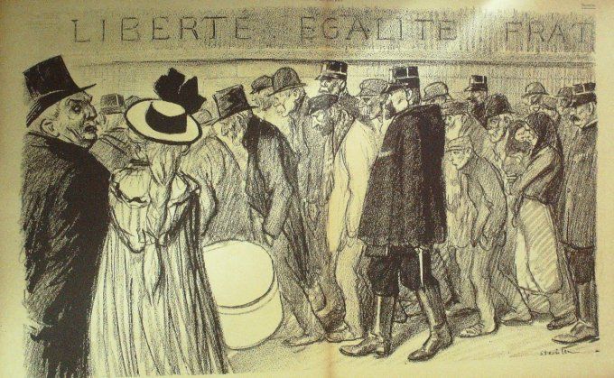 L'Assiette au beurre 1901 #   2 A Montceau les Mines Leandre Huard Roubille Grun