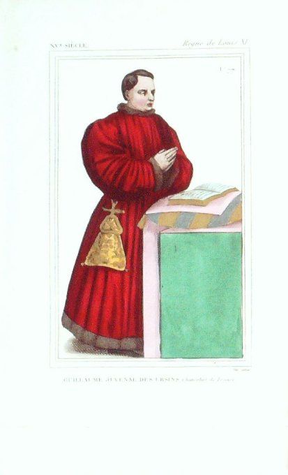 Juvenal Guillaume Des Ursins Chancelier 15ème 1852