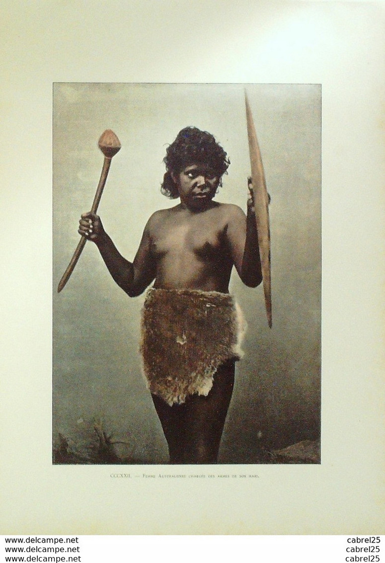 Australie Femme indigène armée