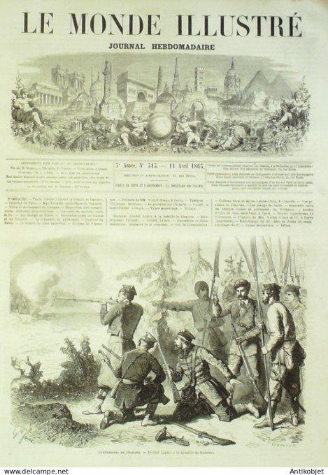 Le Monde illustré 1863 n°313 Pologne Czentochowa Cracovie Berre (13) Derby filature de coton