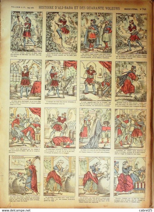 Histoire d'ali Baba & Des Quarante Voleurs (Pellerin d'epinal)