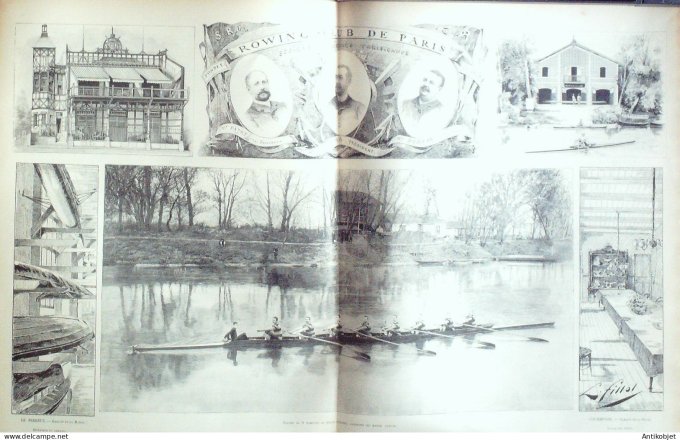 Le Monde illustré 1892 n°1841 Dahomey Porto-Novo Atchoupa roi Toffa Cahors (46) Espagne Madrid