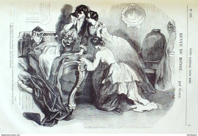 Petit journal pour Rire 1864 # 523 Les Bohemiens Damourette