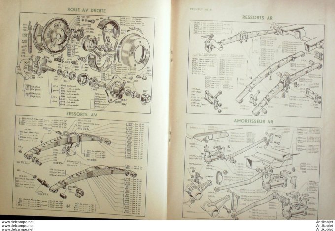 R.T Automobile Peugeot 402B Moteur Somua Hesselman 13 # 1947