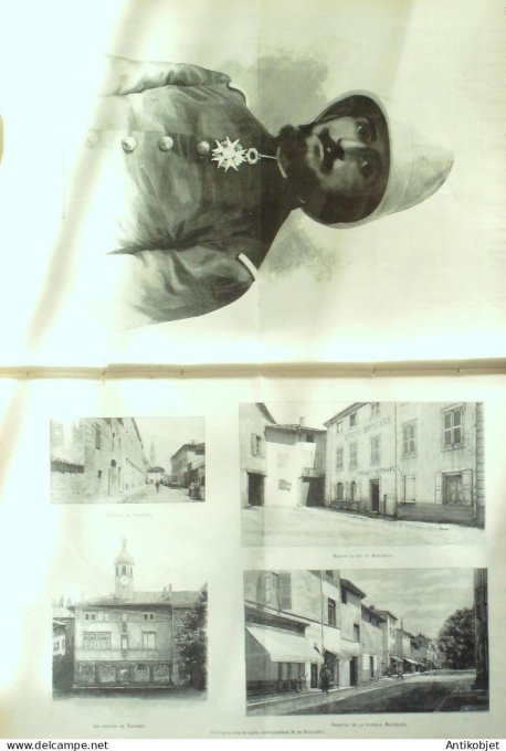 Le Monde illustré 1899 n°2201 Toulon (83) Sénégal Loango Soudan Banghi Bahr-El-Gjazal Fachoda Bonga