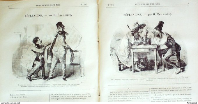 Petit journal pour Rire 1860 # 292 Messieurs les Chasseurs Grevin