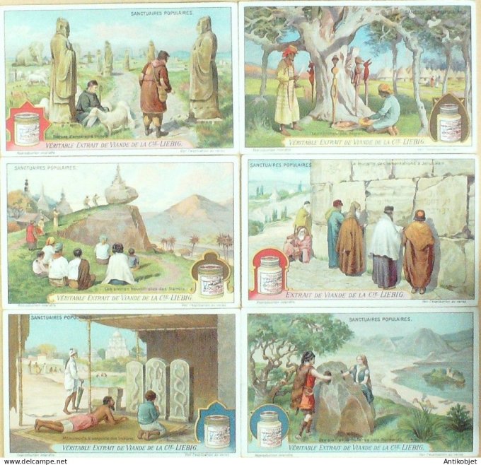 Chromo Liebig Sang 1161 Sanctuaires populaires (1924)