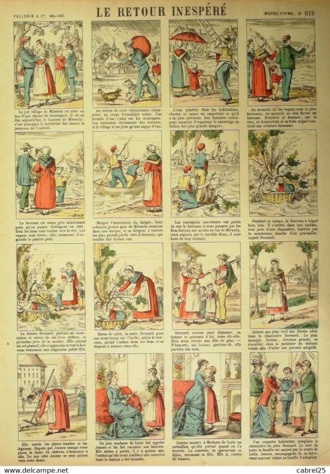 Le Retour Inespere  (Pellerin d'epinal)