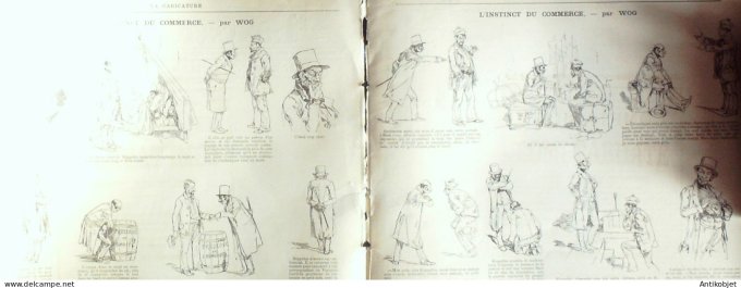 La Caricature 1883 #193 Potinville-sur-Mer Robida Commerce WogTtrock