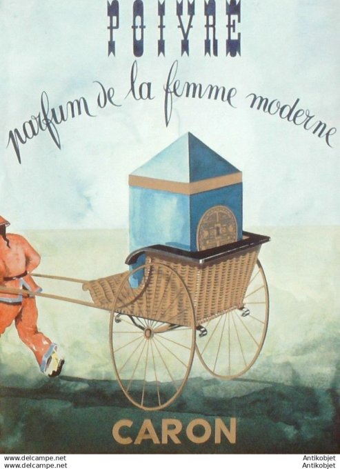 Publicite Cosmetique Caron Poivre 1957