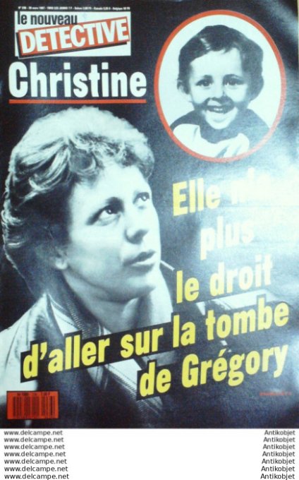Détective 1987 # 236 Gainsbourg Angers Vernon Metz Lille St-Denis Orange Caen Nantes