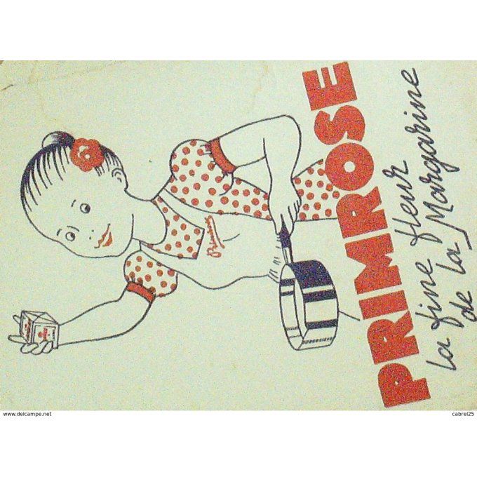 Buvard PRIMROSE Margarine